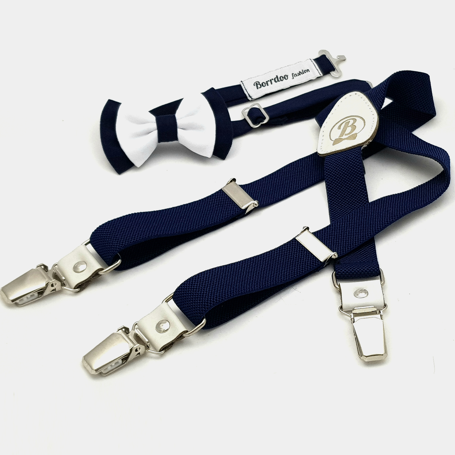 Ručno rađeni elegantni tregeri i leptir mašna za decu 