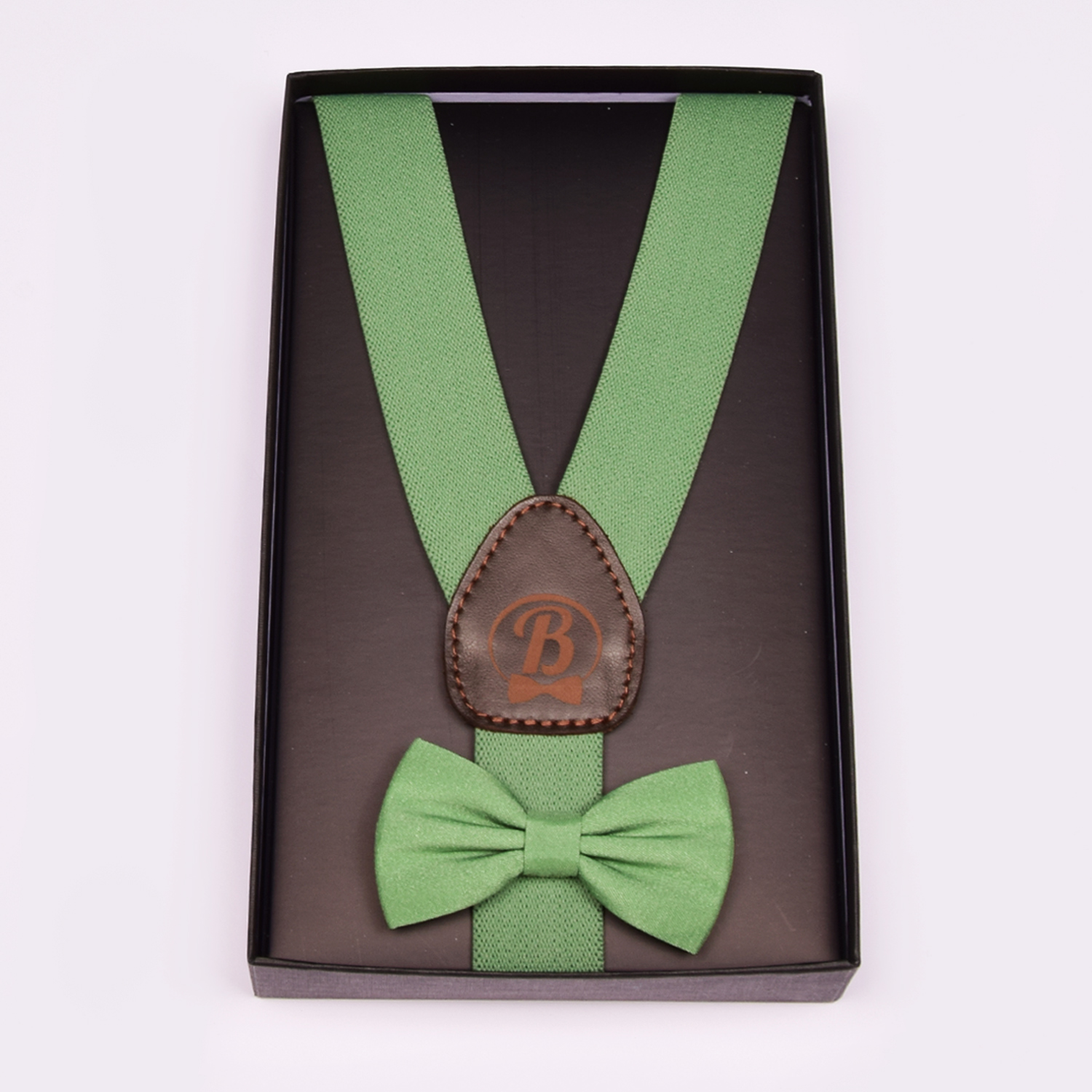 Borrdoo ručno rađeni moderni tregeri i leptir mašna za decu 