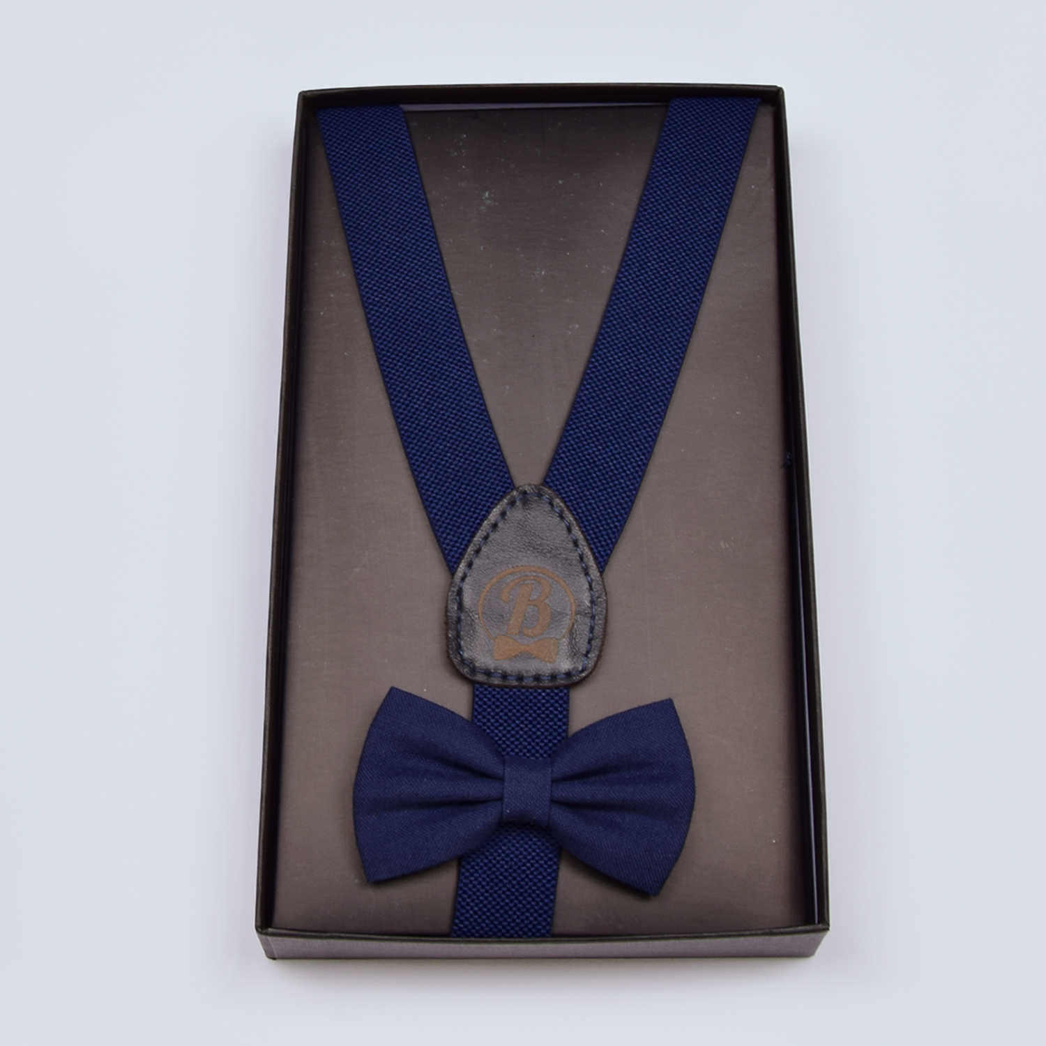 Borrdoo ručno rađeni moderni tregeri i leptir mašna za decu 