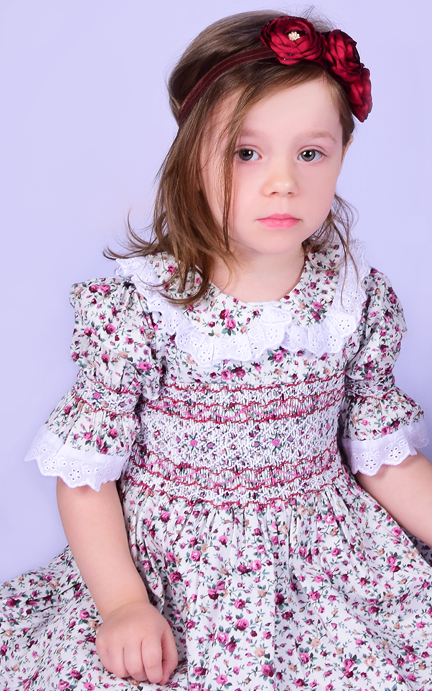 Aurora Royal  šarena pamučna haljina za devojčice  