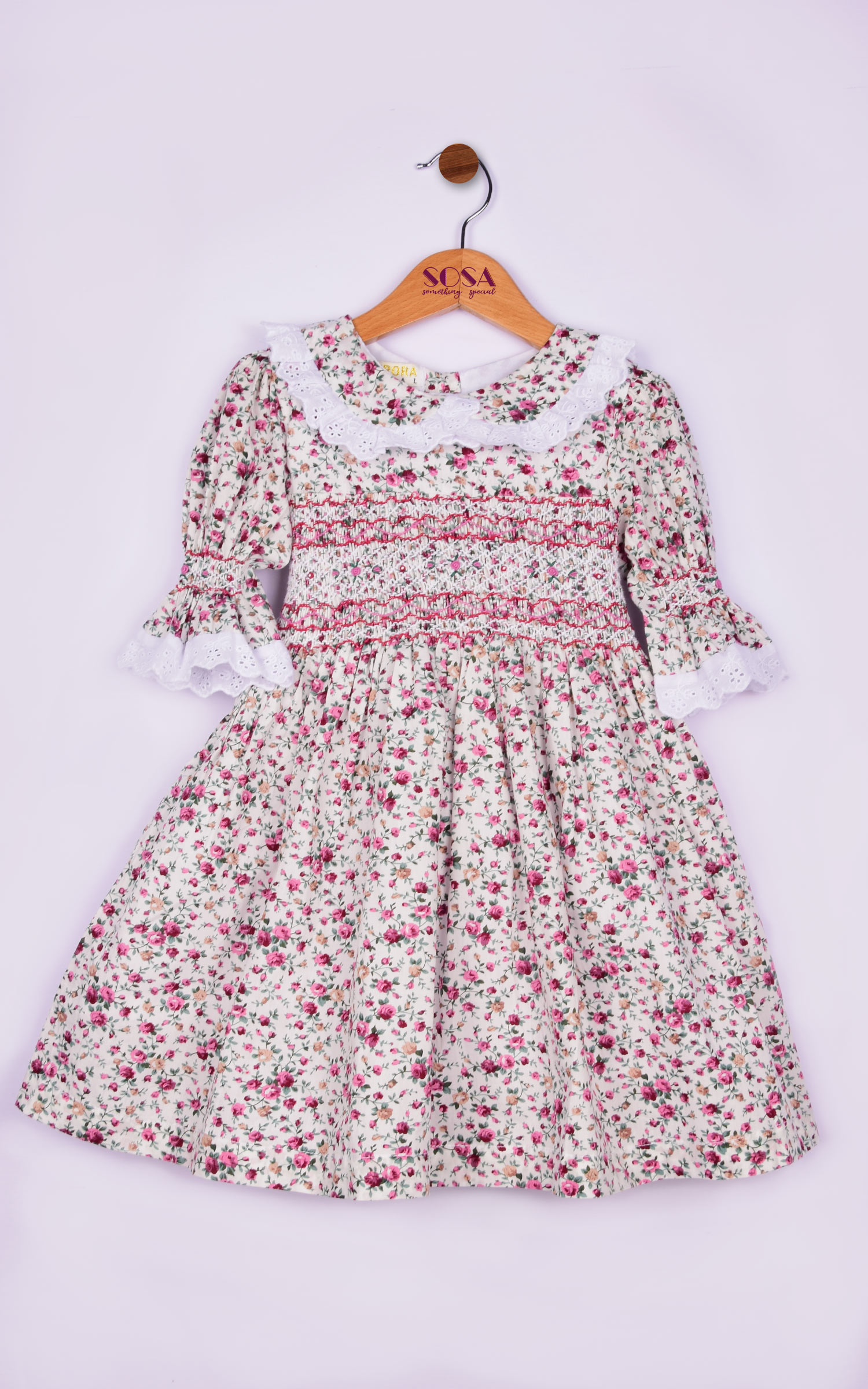 Aurora Royal  šarena pamučna haljina za devojčice  