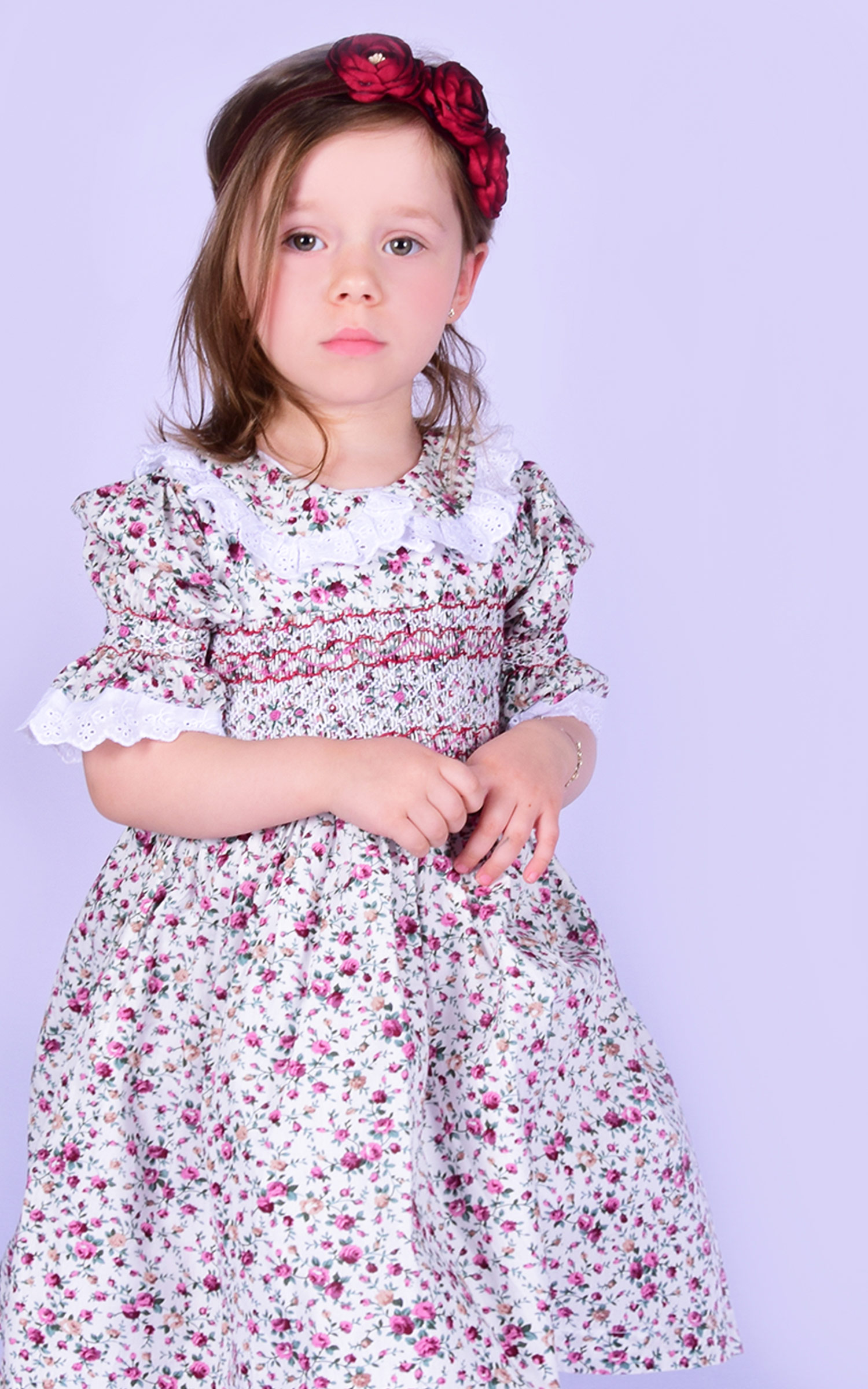 Aurora Royal  šarena pamučna haljina za devojčice  