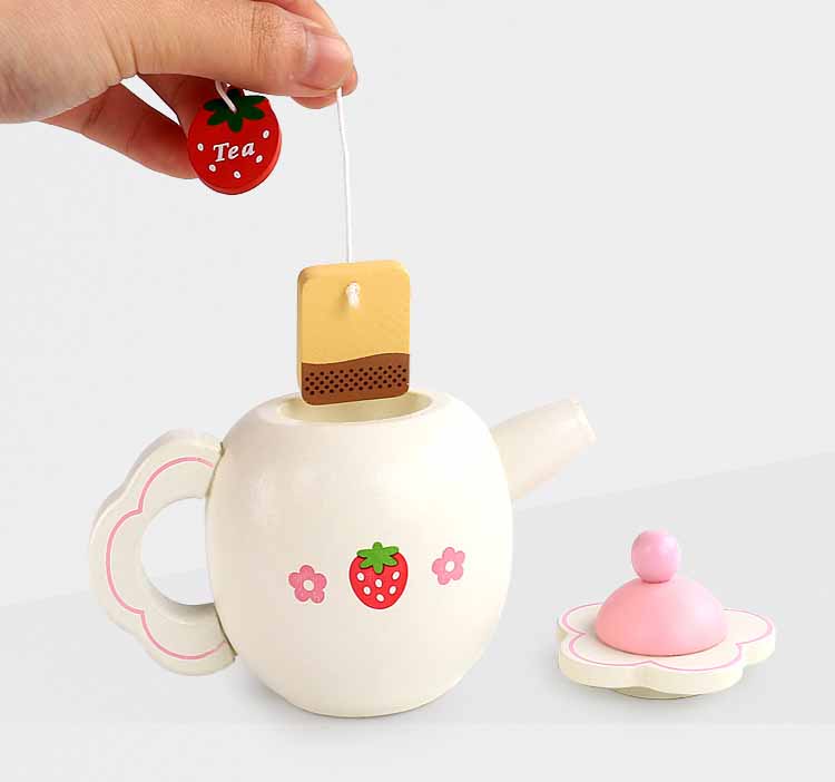 Drveni set za čaj igračka  