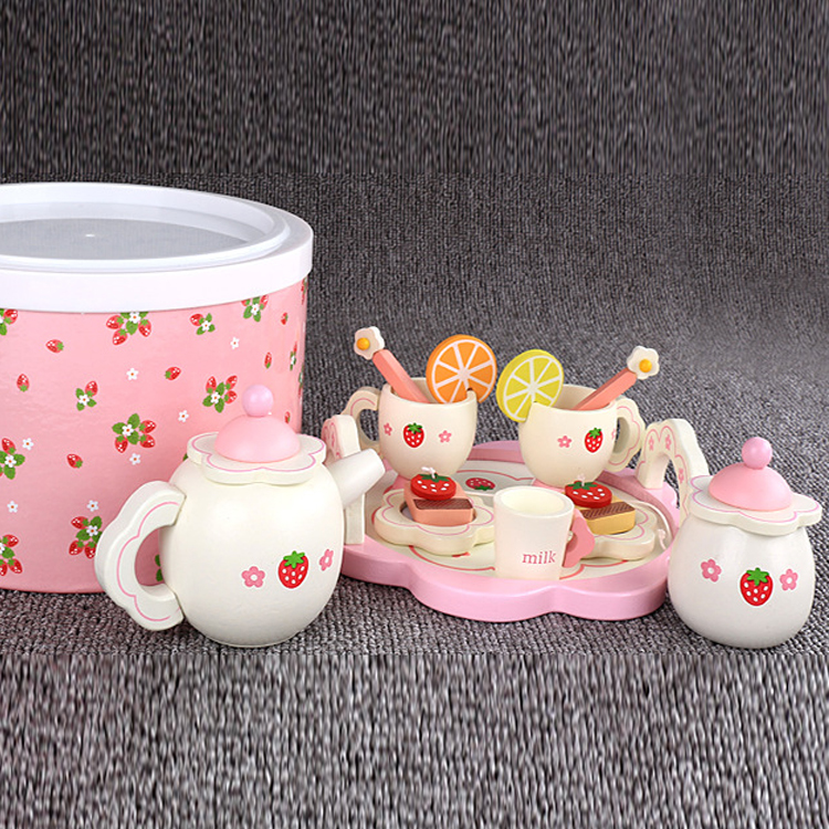 Drveni set za čaj igračka  