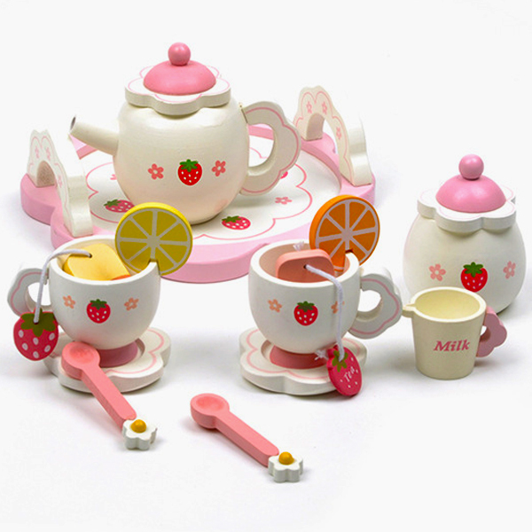 Drveni set za čaj igračka  