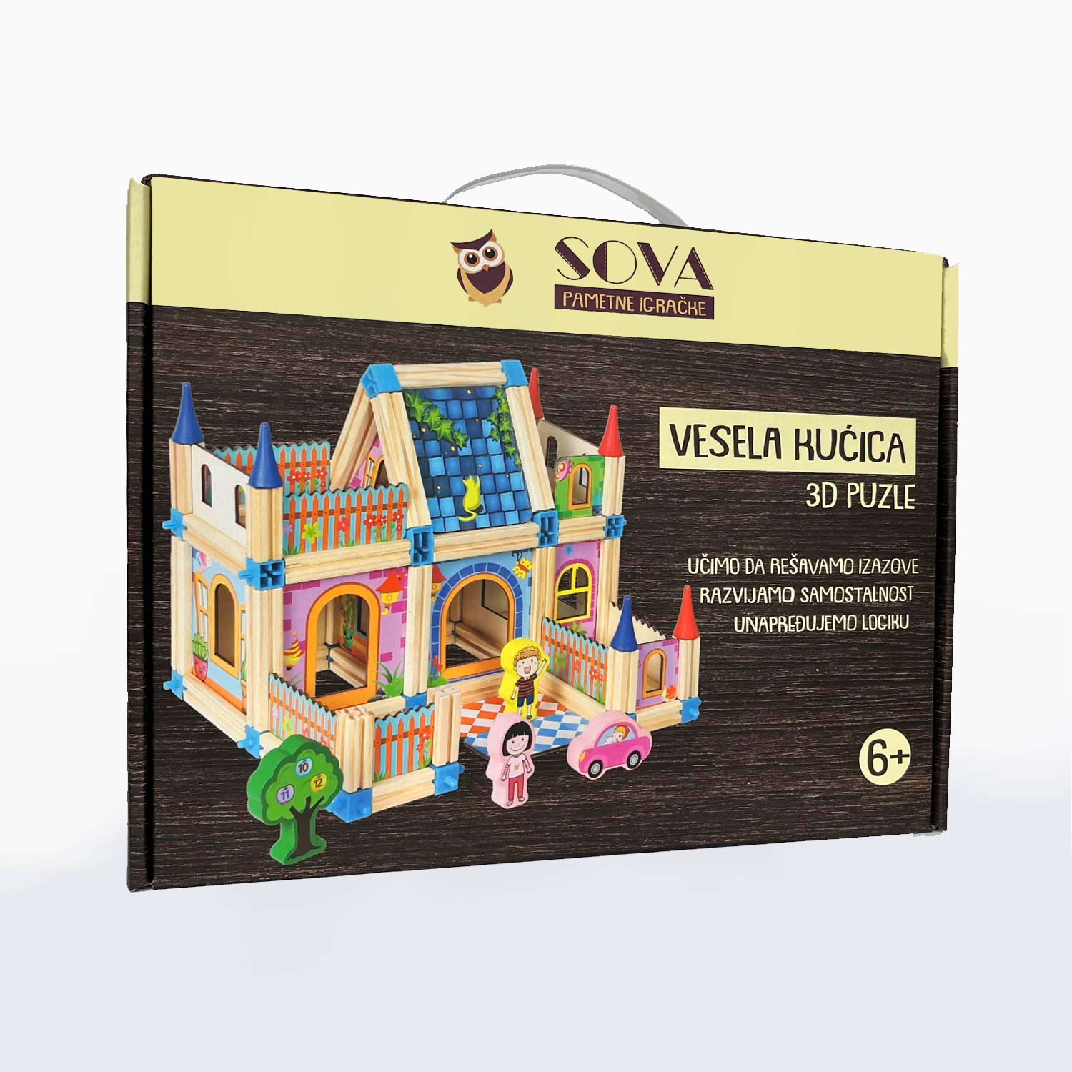SOVA 3D puzle edkukativna igračka za djecu 