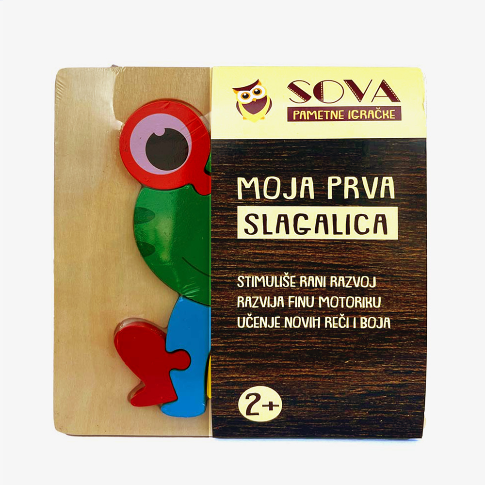SOVA drvene puzle slagalica 