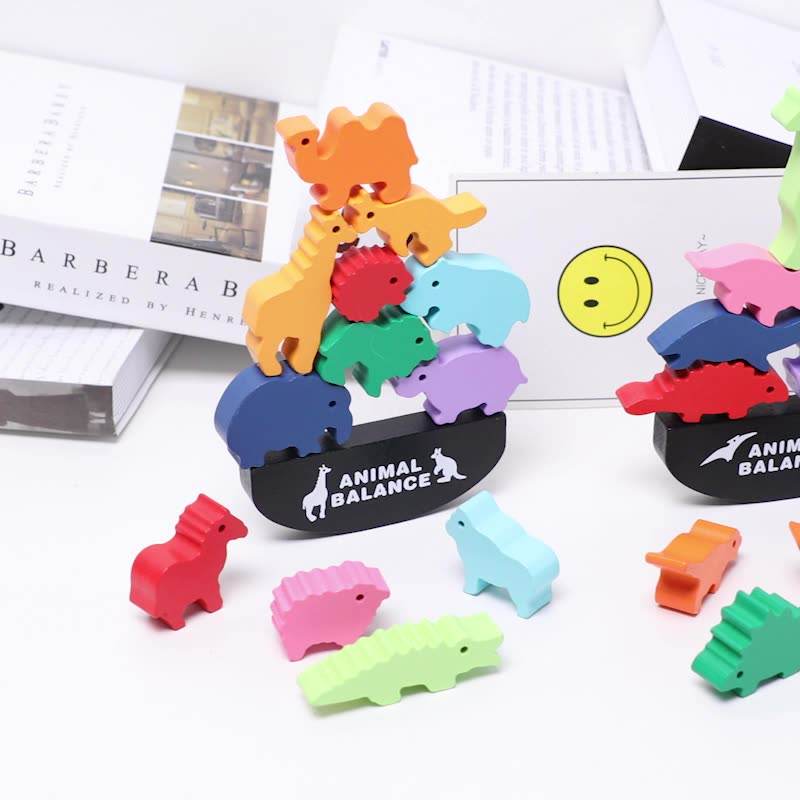 SOVA balans edukativna igračka drvene životinje 