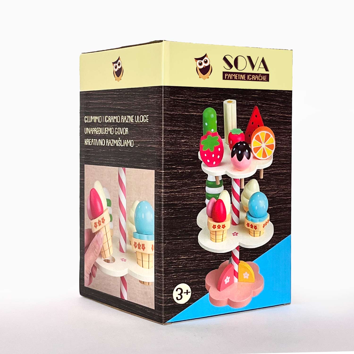 SOVA kreativna drvena igračka kuhinja 