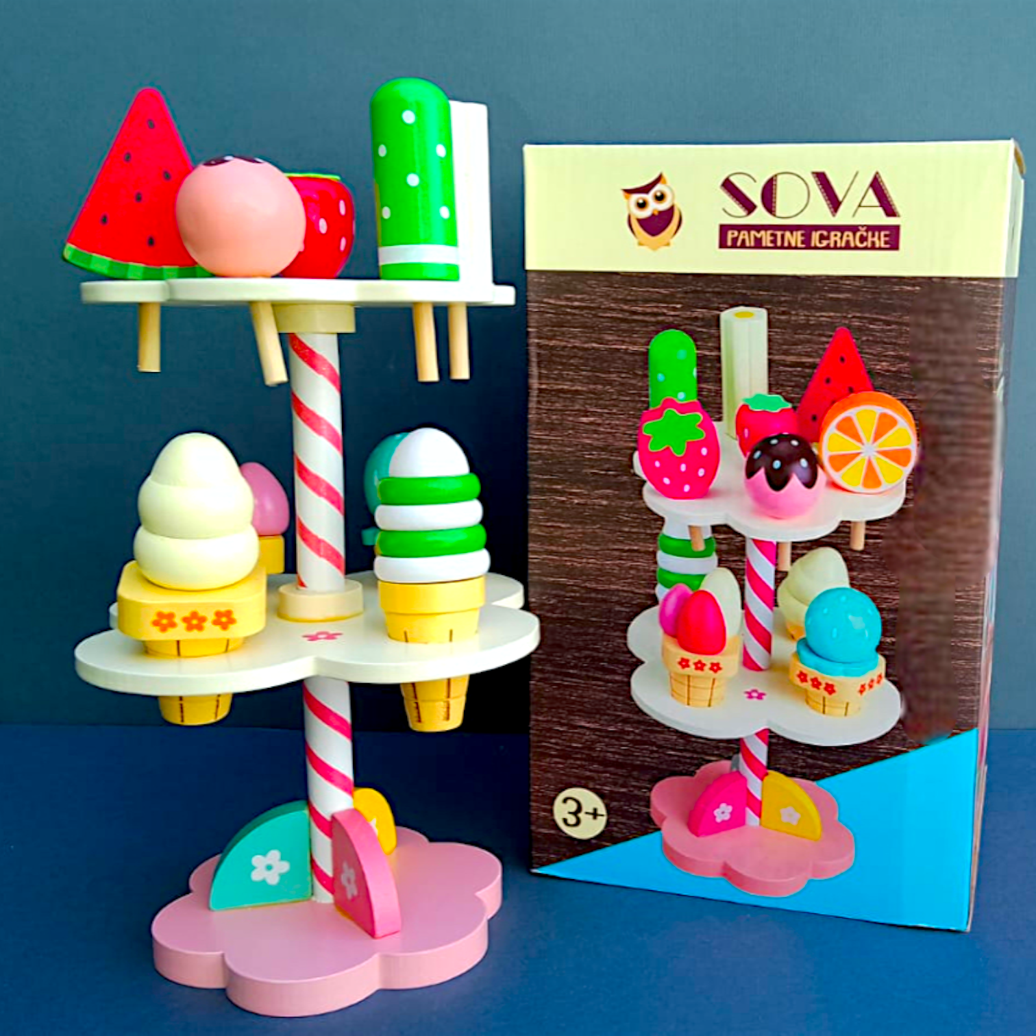 SOVA  kreativna igračka sladoled 