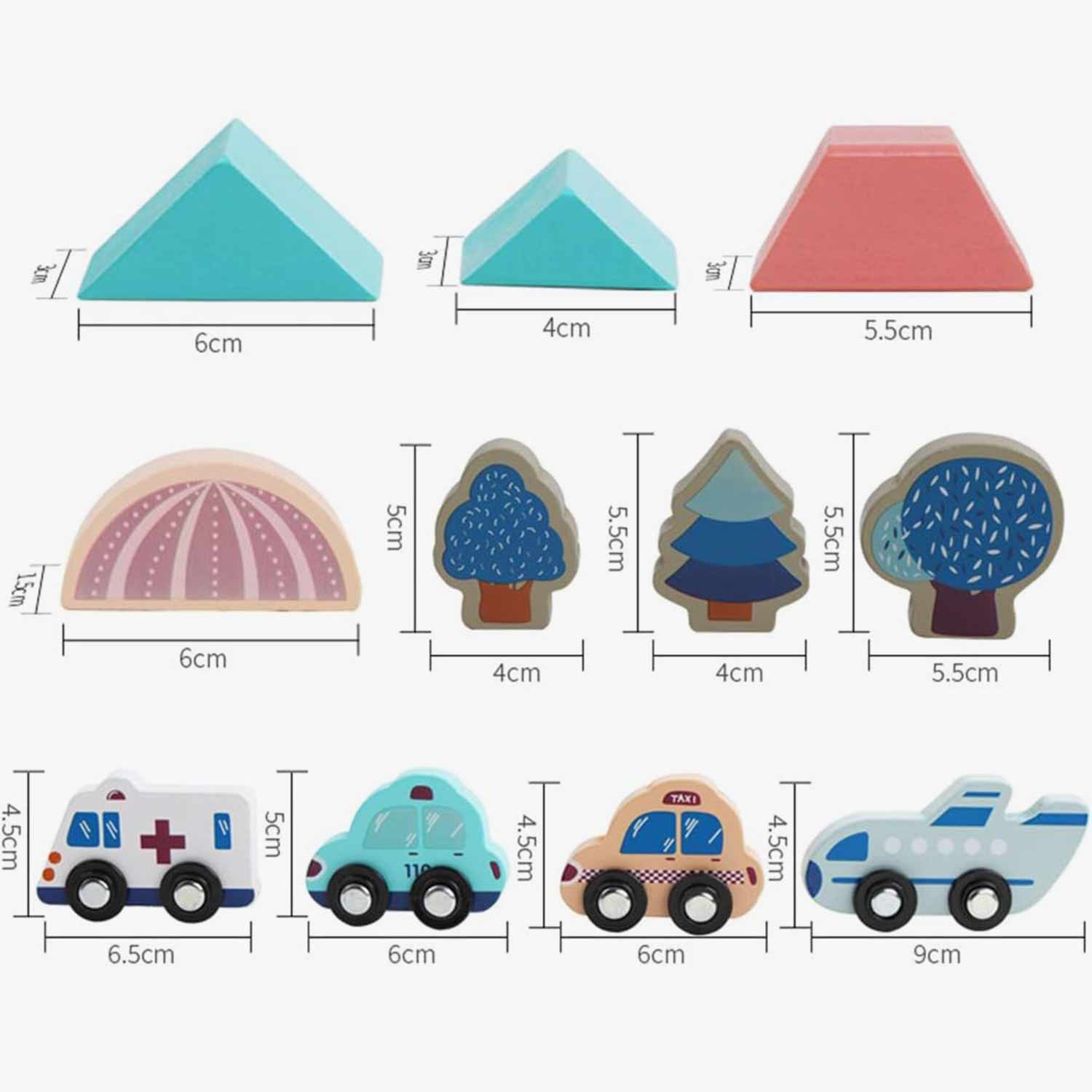 SOVA drvene kocke pravimo grad edukativna igracka 