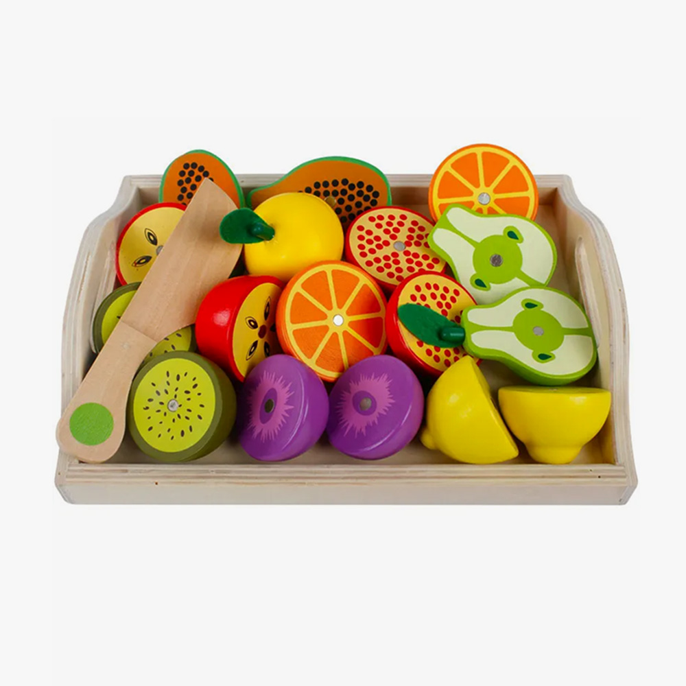 SOVA edukativna igračka drveno voće sa magnetima 