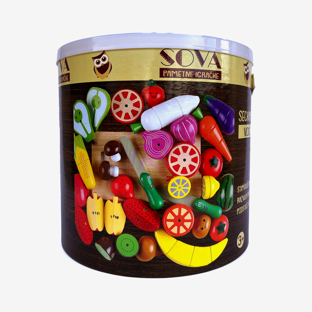 SOVA edukativna igračka voce i povrce 