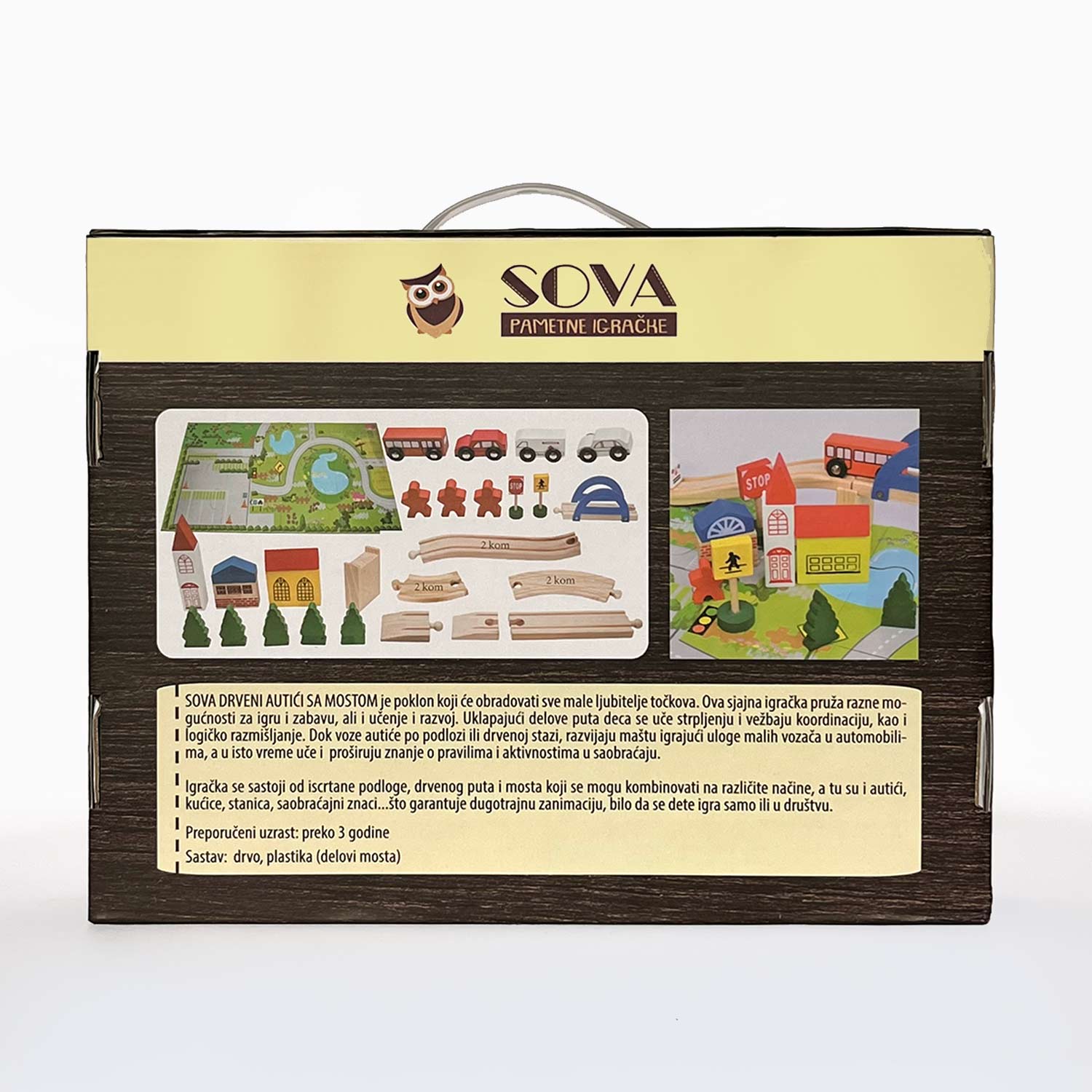 SOVA drveni most i autići 