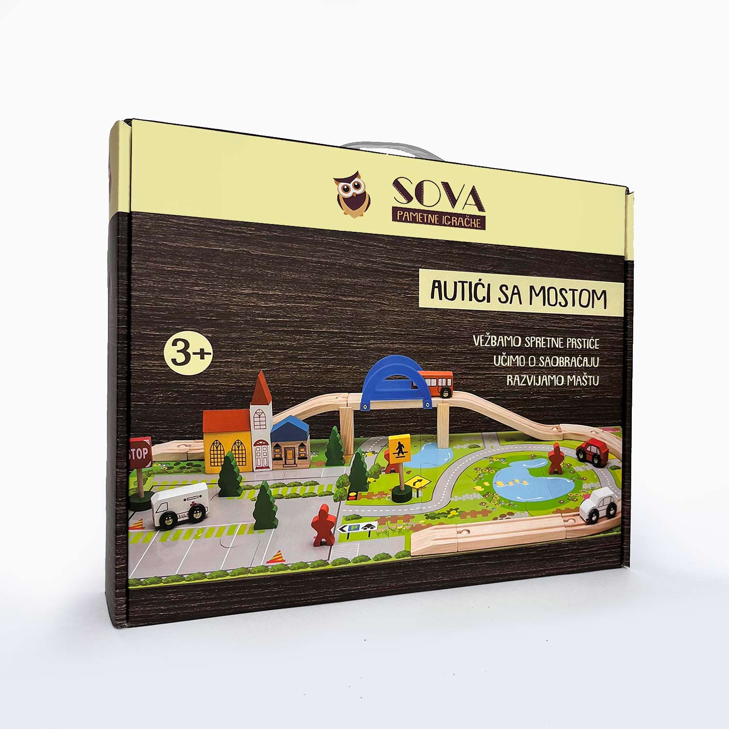 SOVA drveni most i autići 