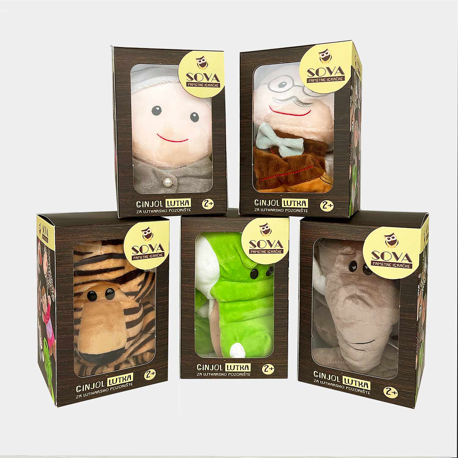 SOVA ginjol lutka za lutkarsko pozorište igračka 