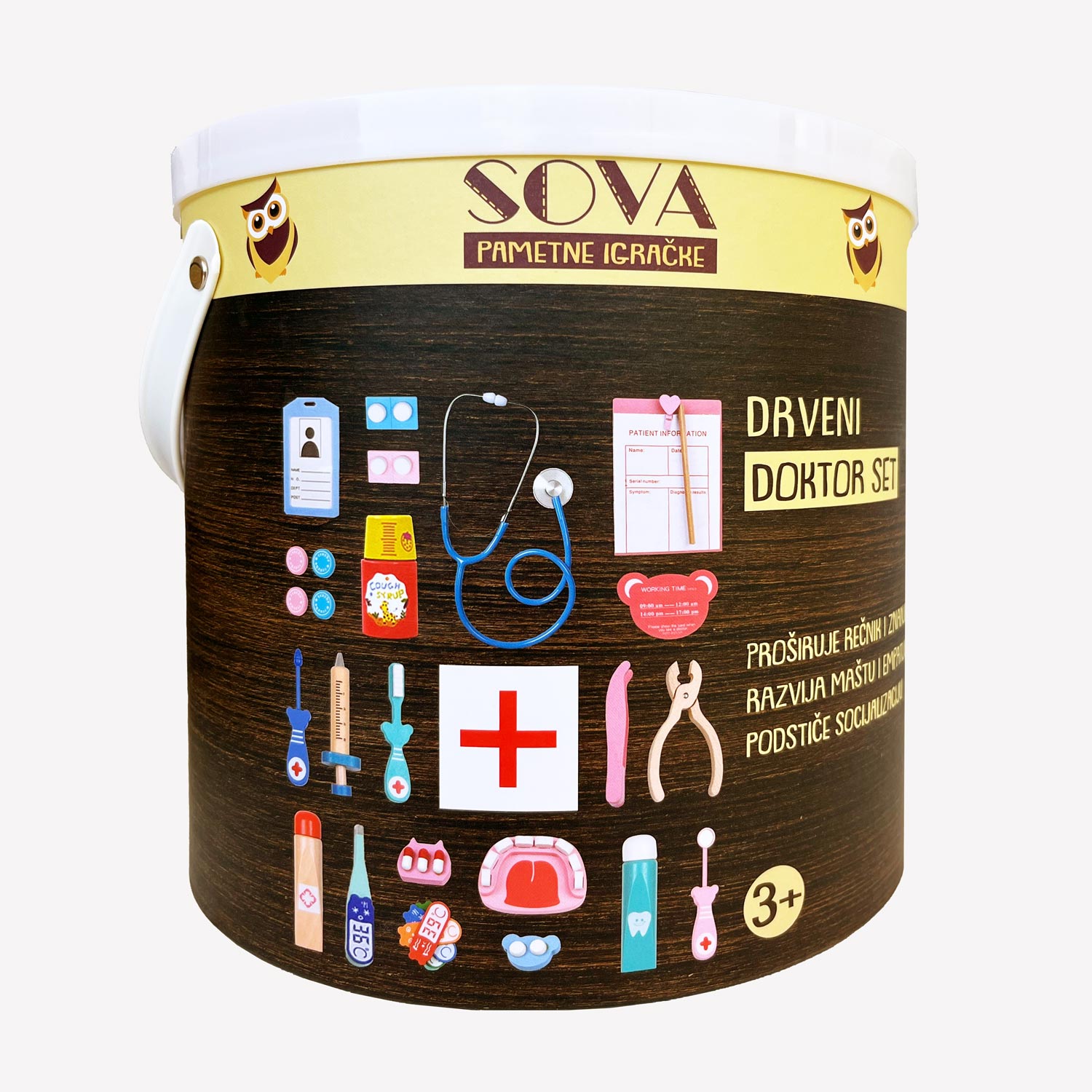 SOVA edukativna igračka zubar i doktor set 
