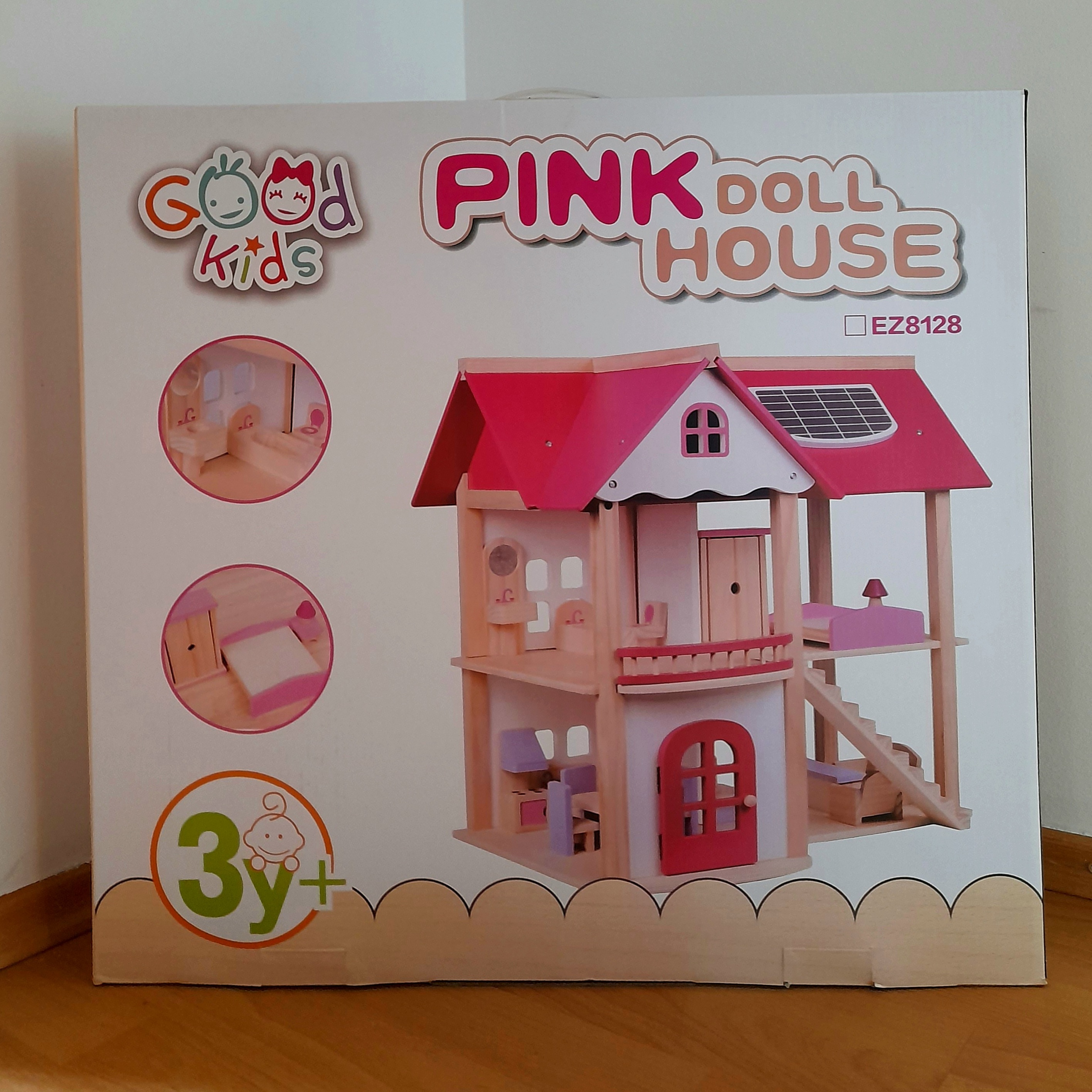 igračka za djevojčice drvena kućica za lutke 