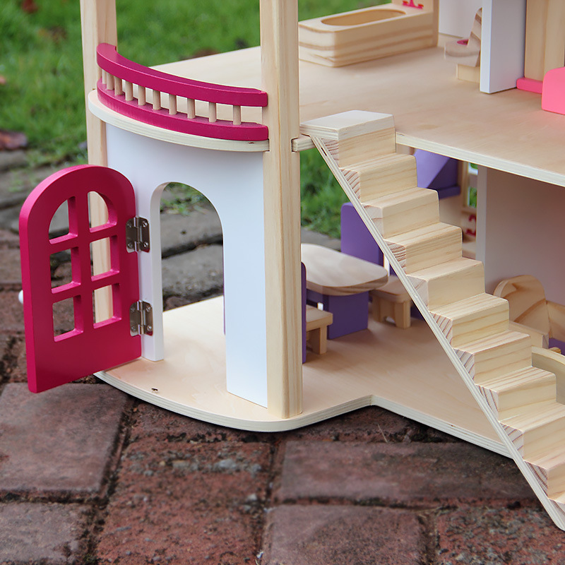 igračka za djevojčice drvena kućica za lutke 