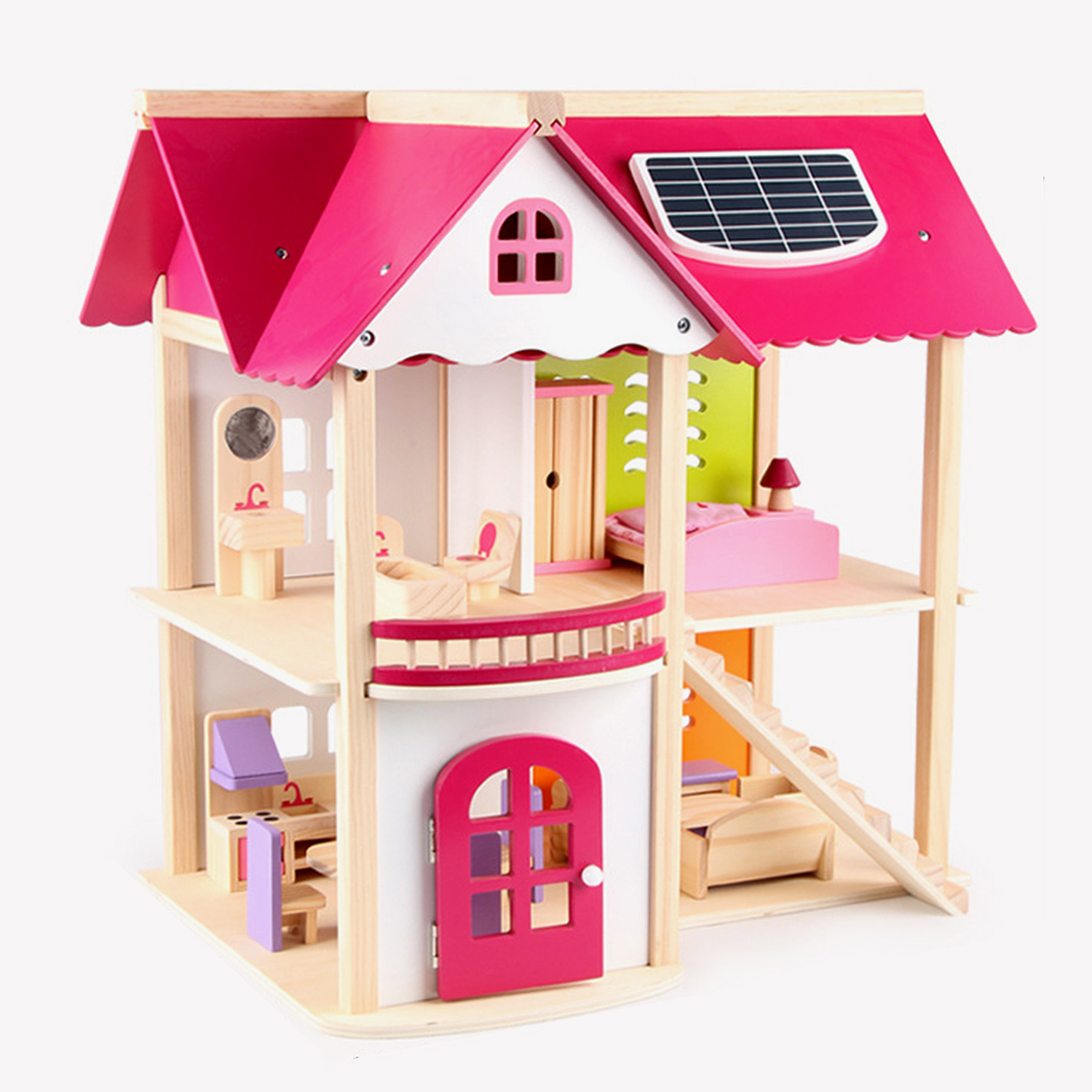 igračka za djevojčice drvena kućica za lutke 