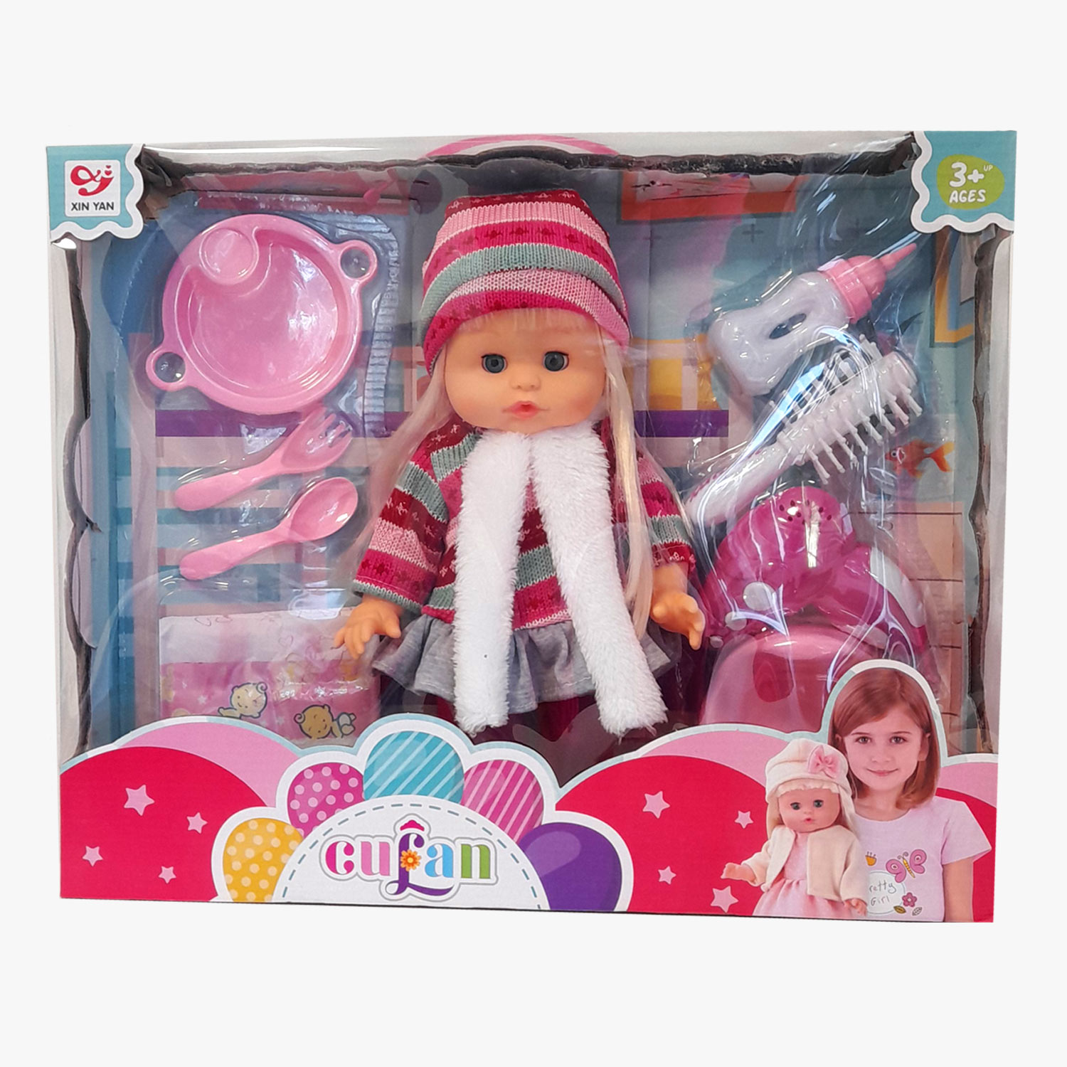 Igracka za djevojcice lutka beba poklon set 