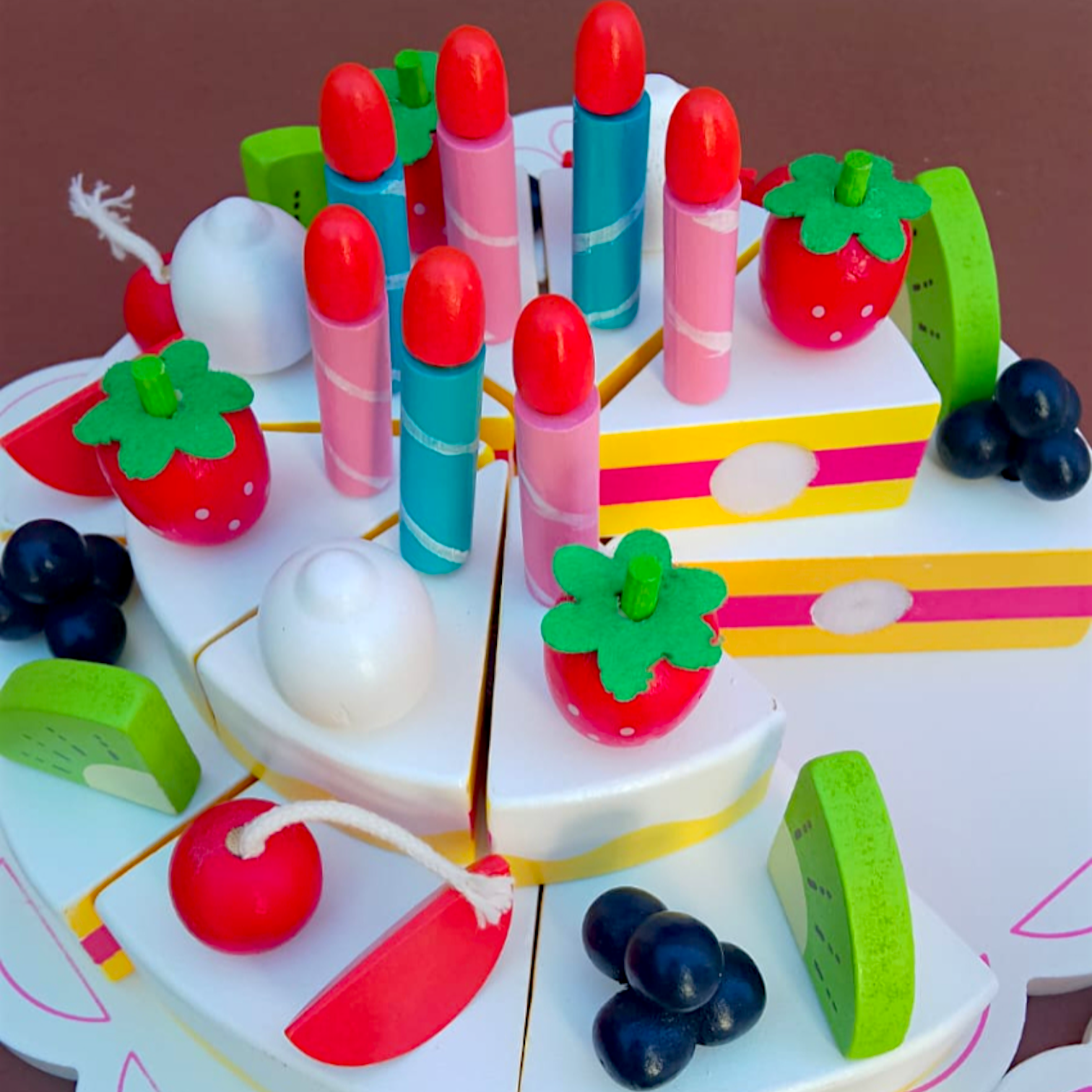 SOVA drvena torta za rođendan 