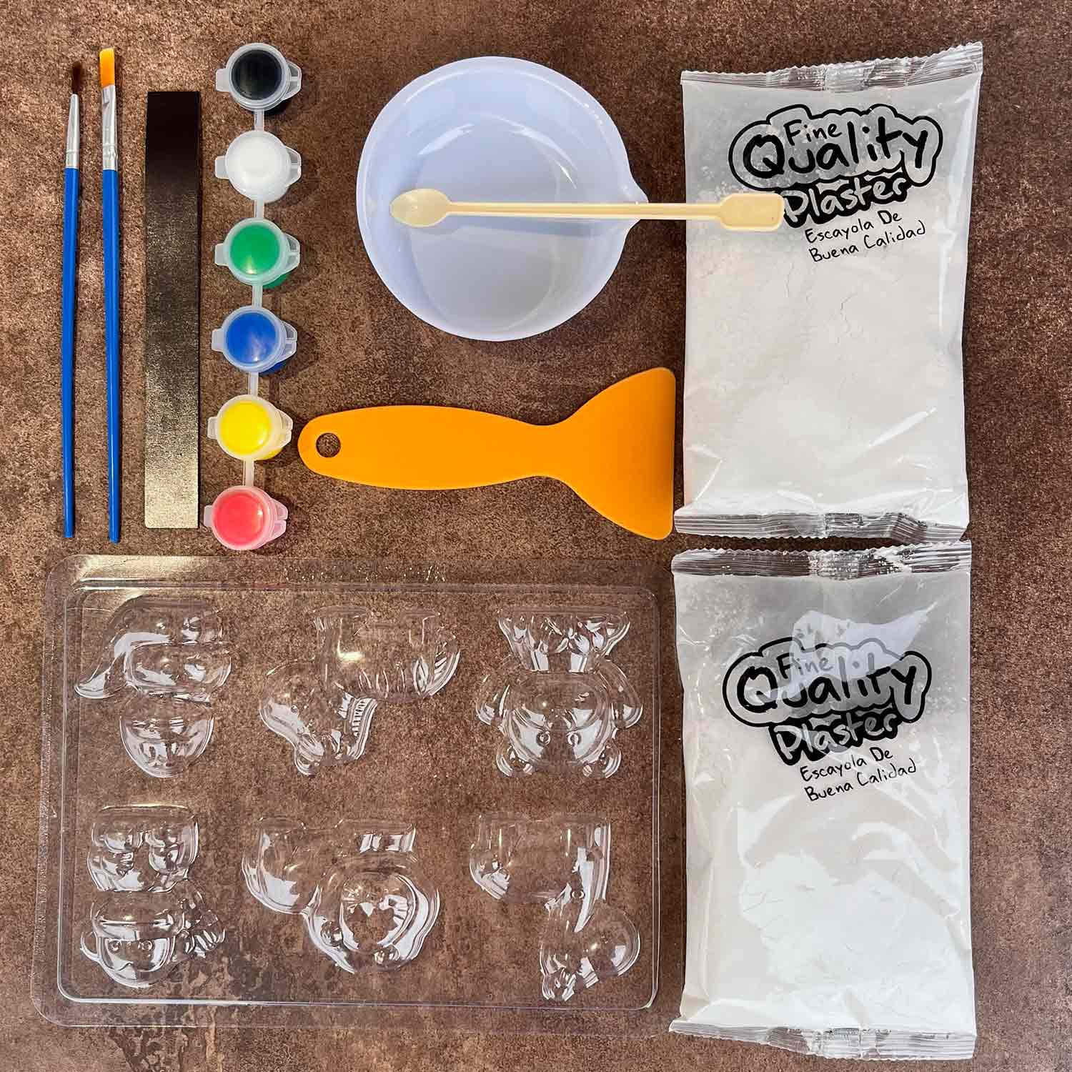 SOVA DIY magneti od gipsa kreativna igračka 