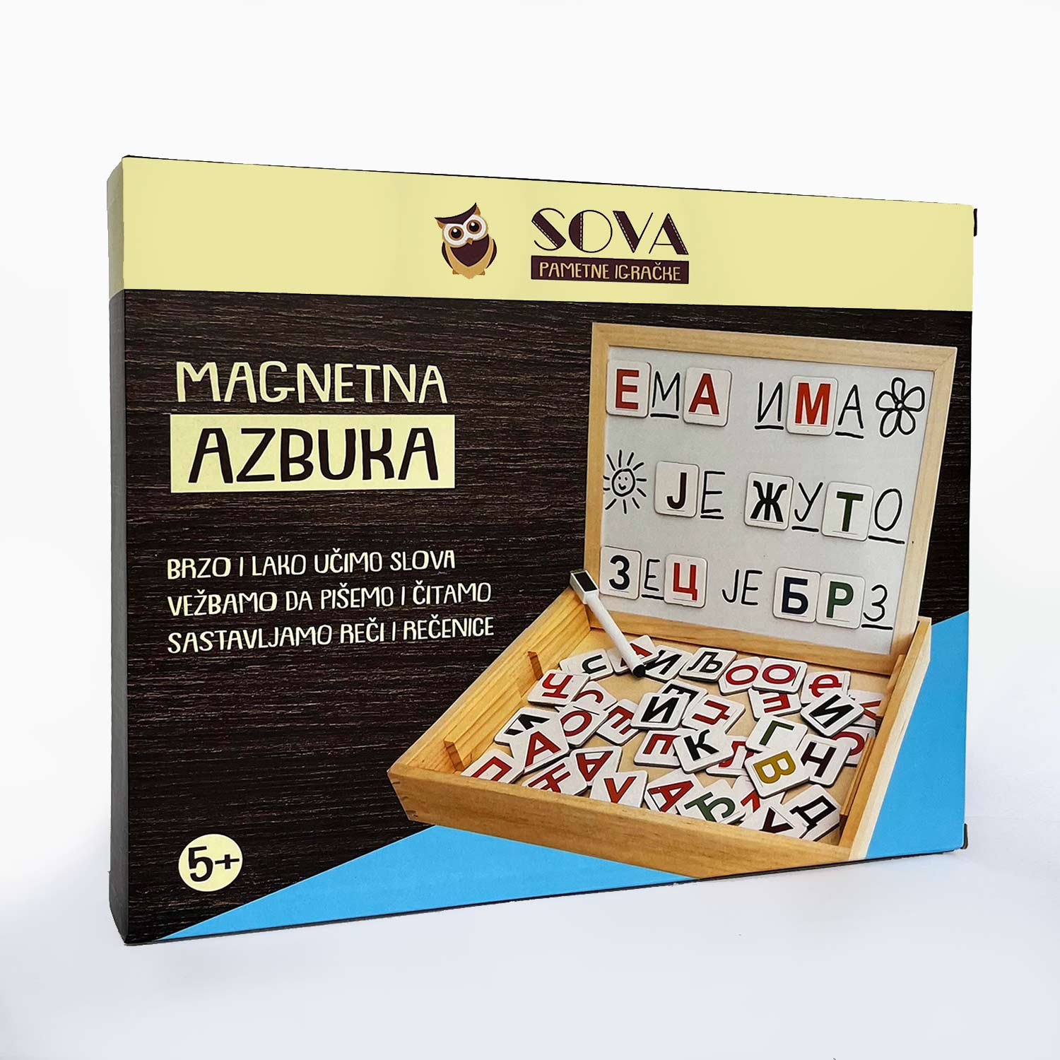 SOVA magnetna azbuka edukativna igračka 