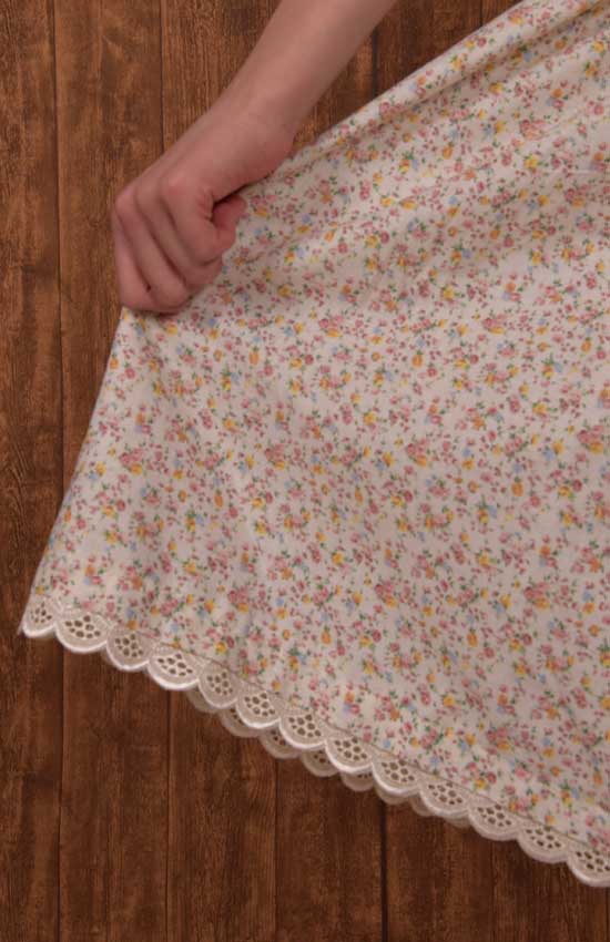 Letnja pamučna haljina sa cvetićima za devojčice 