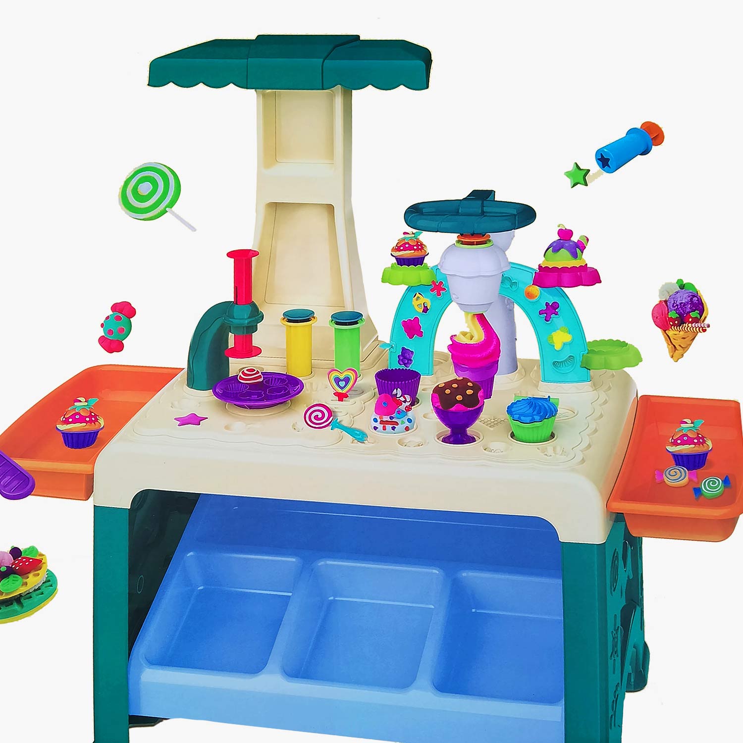 Plastelin sa stolom poslastičarnica igračka poklon za djevojčice i dječake 