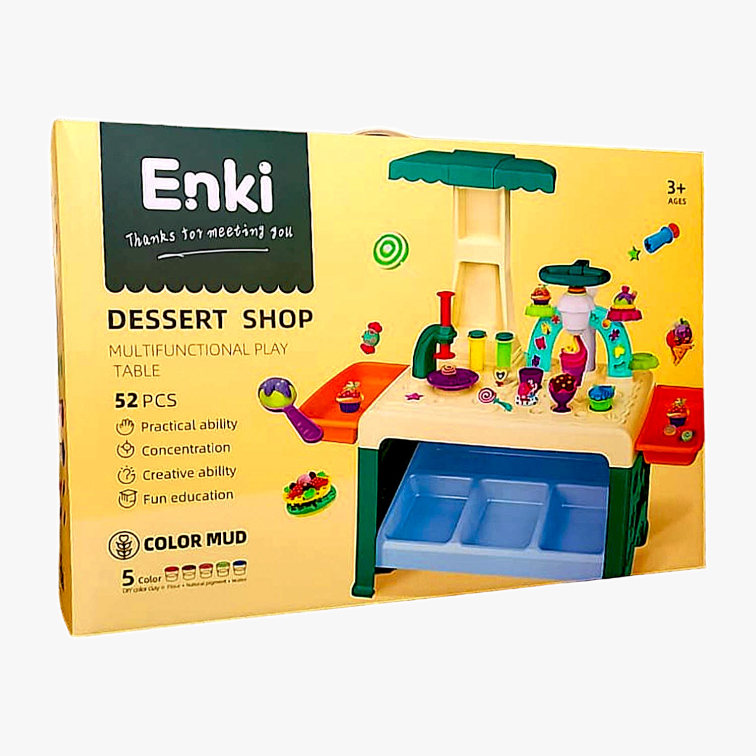 Plastelin sa stolom poslastičarnica igračka poklon za djevojčice i dječake 
