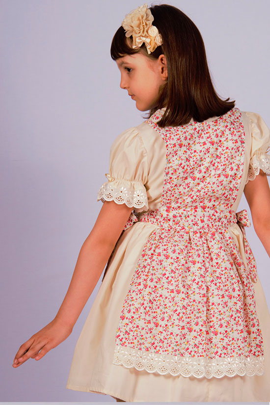 Haljina za devojčice sa keceljom 