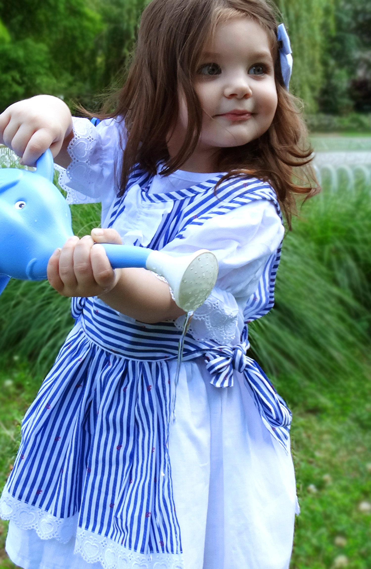 Haljina za devojčice sa keceljom 