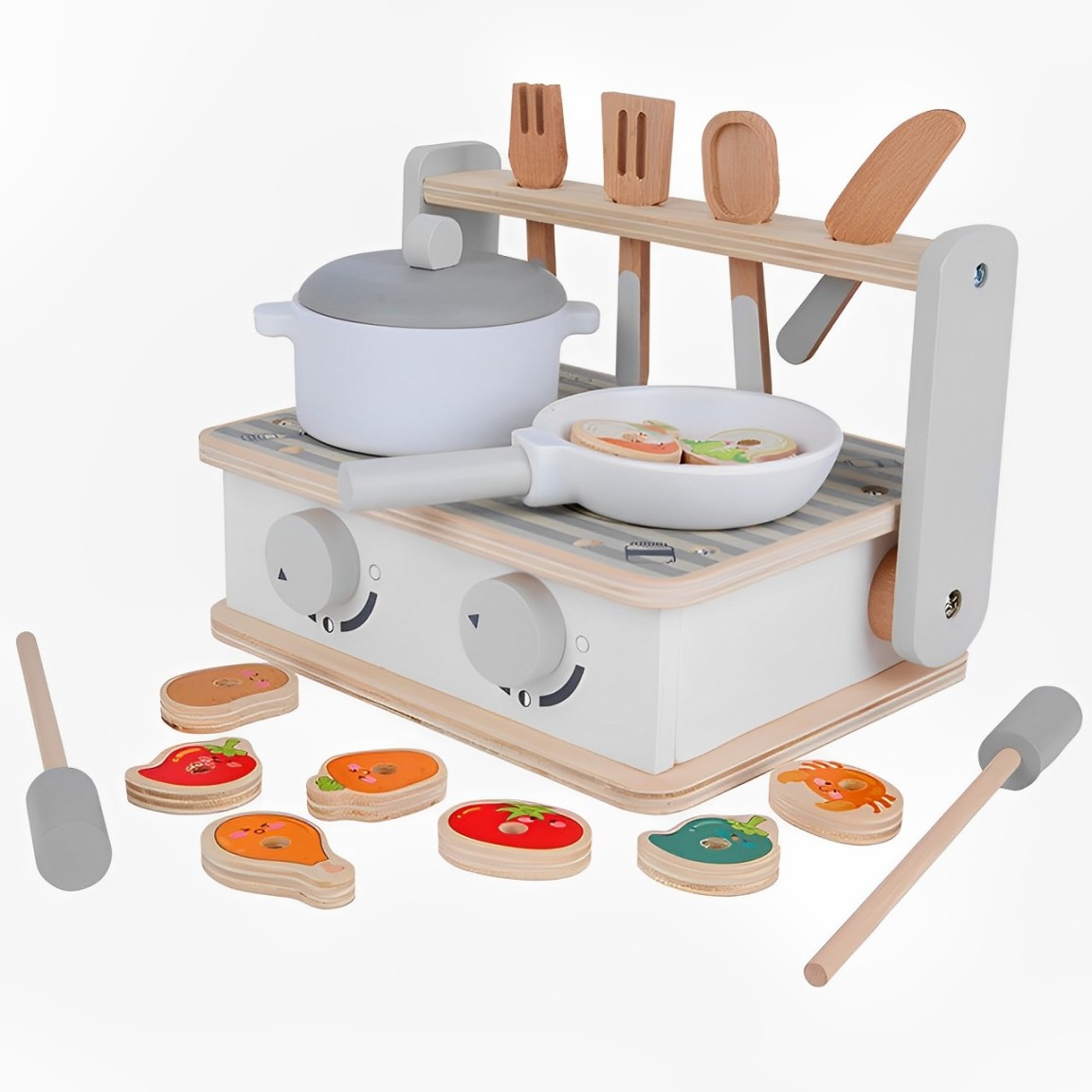 SOVA drveni šporet sa sudovima 