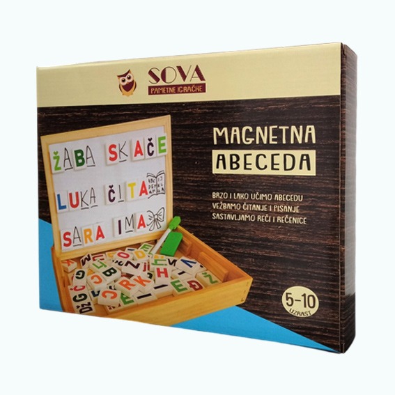 magnetna abeceda slova  za ucenje citanja i pisanja 