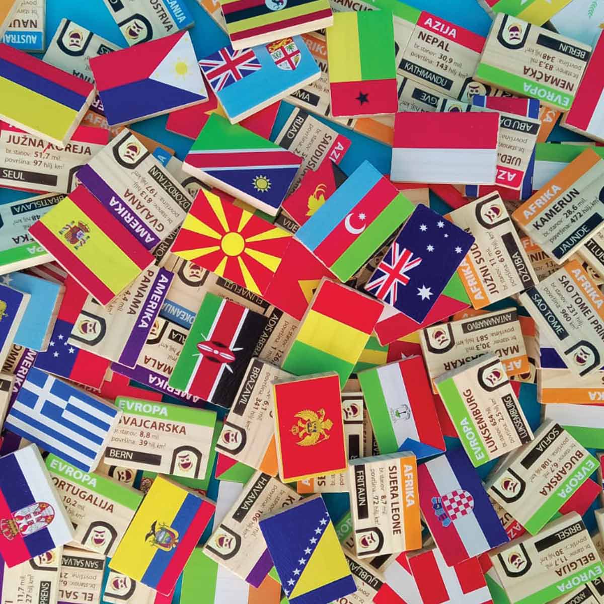 SOVA drustvena igra Boje planete - zastave sveta 