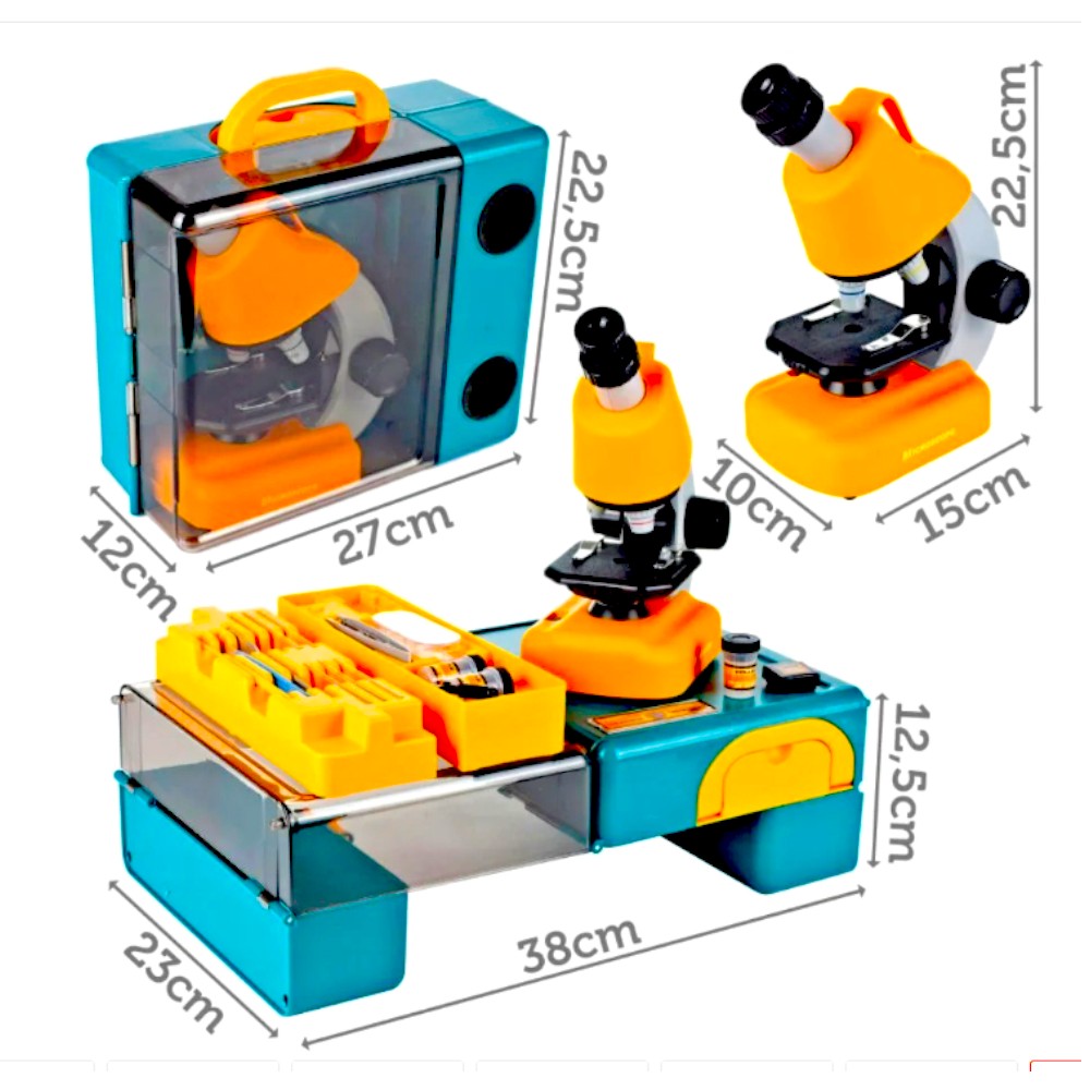 Mikroskop igračka sa velikim uvećanjem do 1200 puta 