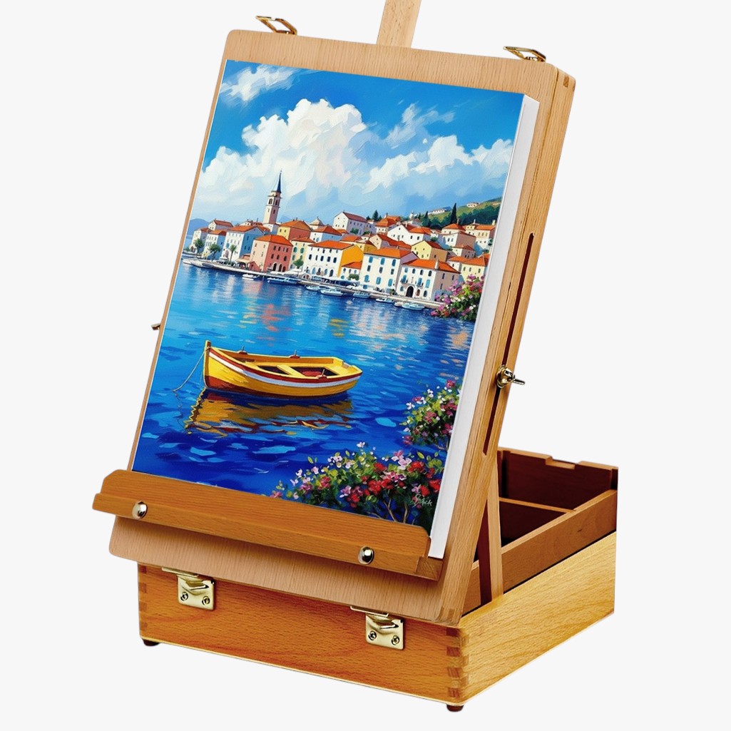 Kreativni set za slikanje, stafelaj, akrilne boje 