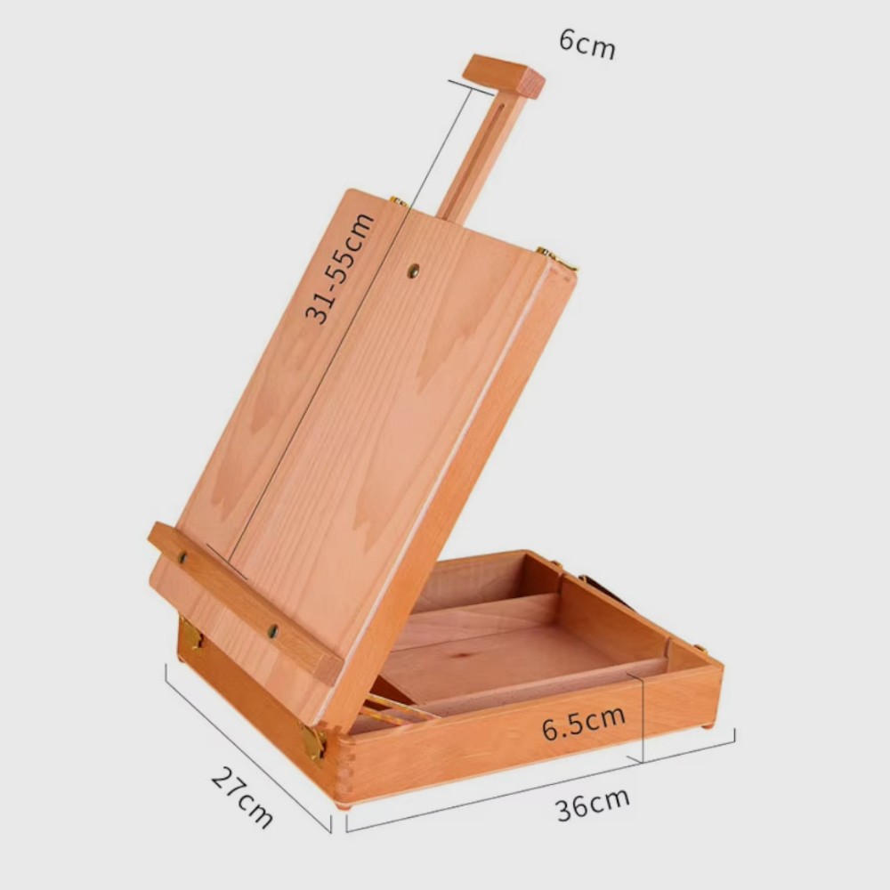 Set za slikanje- štafelaj, platno, akrilne boje 