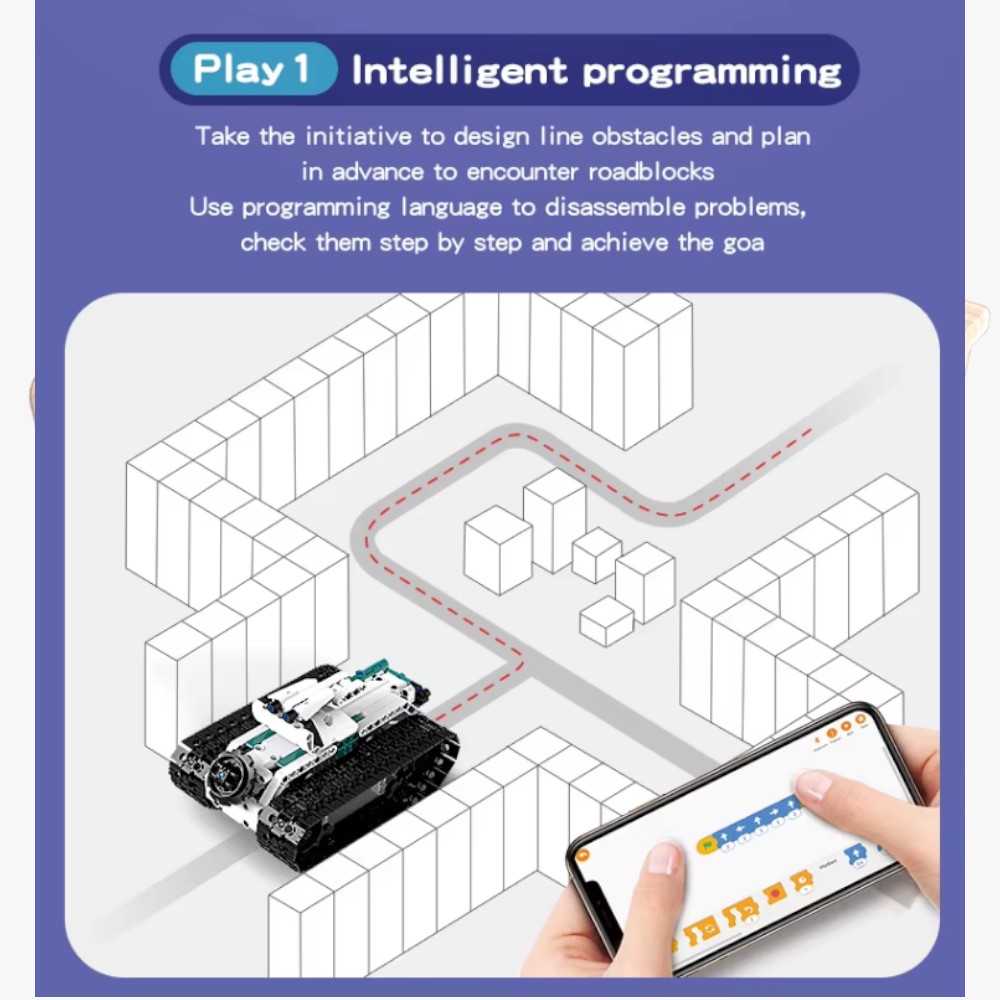 Pametni RC robot-STEM set za djecu sa aplikacijom  
