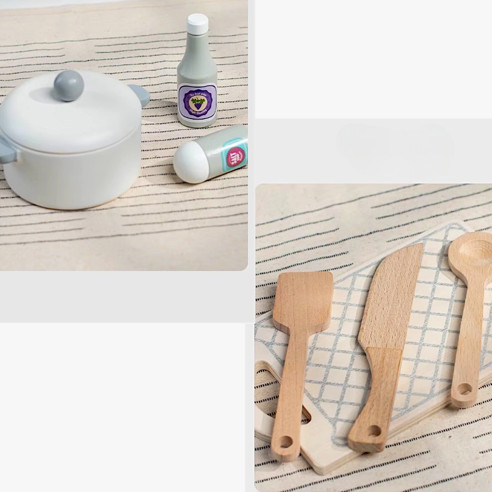 Velika drvena kuhinja sa veš mašinom,   95cm visina 